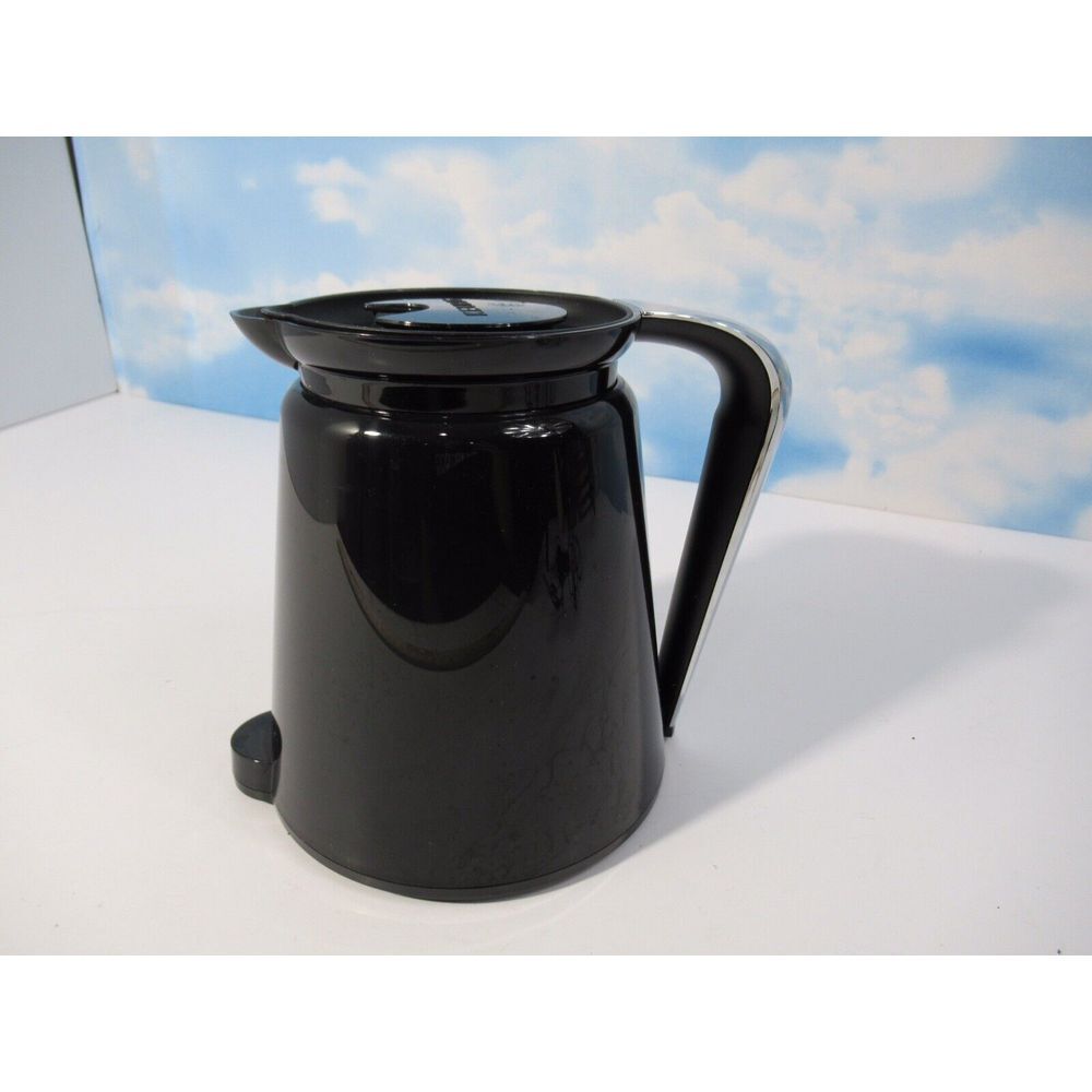 New Keurig 2.0 Thermal Carafe 32oz Black Chrome Silver Handle